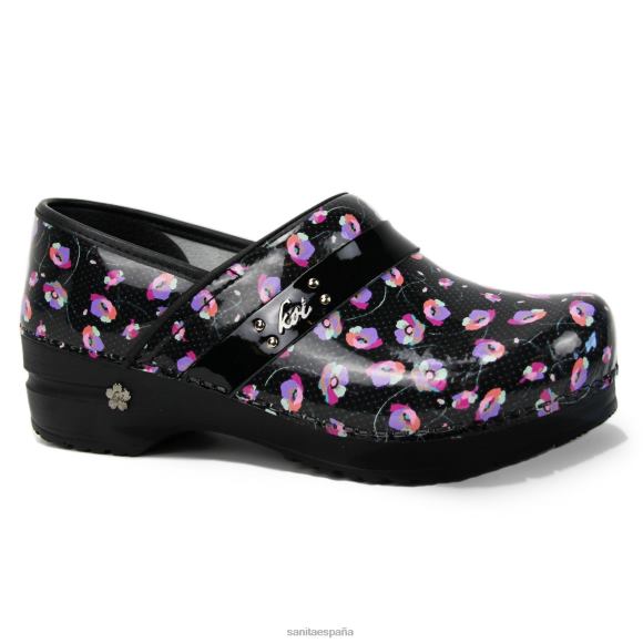 Sanita zapatos mujer amapolas punteadas NT6N23 multicolor - Image 1