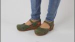 Sanita zapatos mujer margarita NT6N128 caqui - Image 2