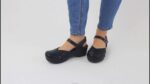 Sanita zapatos mujer margarita NT6N58 negro - Image 2