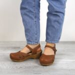 Sanita zapatos mujer margarita NT6N59 castaña - Image 2