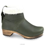 Sanita zapatos mujer seda NT6N143 aceituna