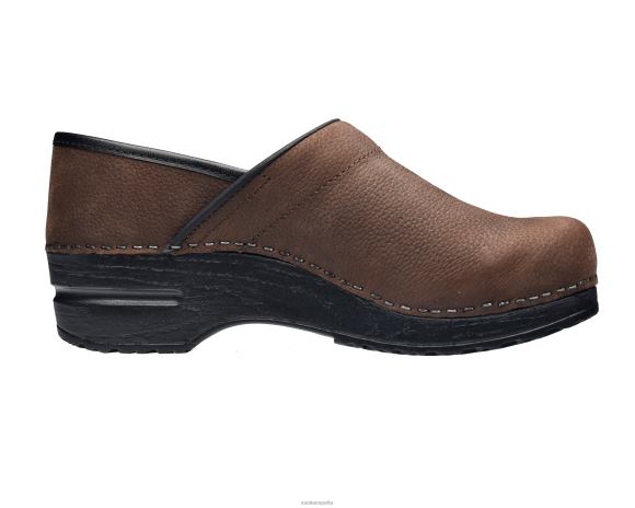 Sanita zapatos hombres Pro. aceite texturizado NT6N187 marrón antiguo