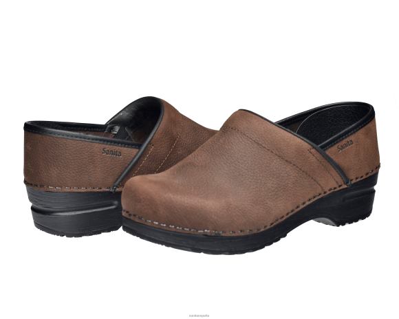 Sanita zapatos hombres Pro. aceite texturizado NT6N187 marrón antiguo