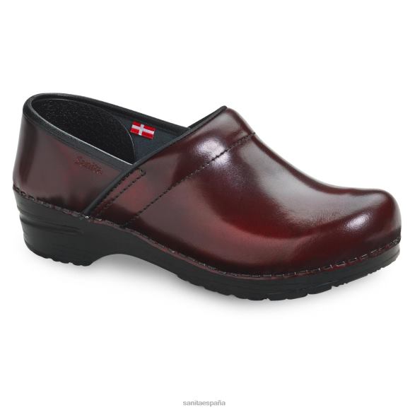 Sanita zapatos hombres Pro. cabrio NT6N183 Burdeos