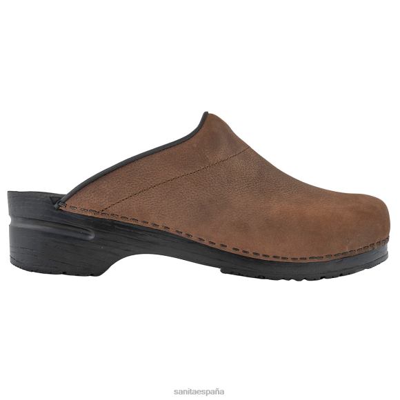 Sanita zapatos hombres aceite texturizado karl NT6N181 marrón antiguo