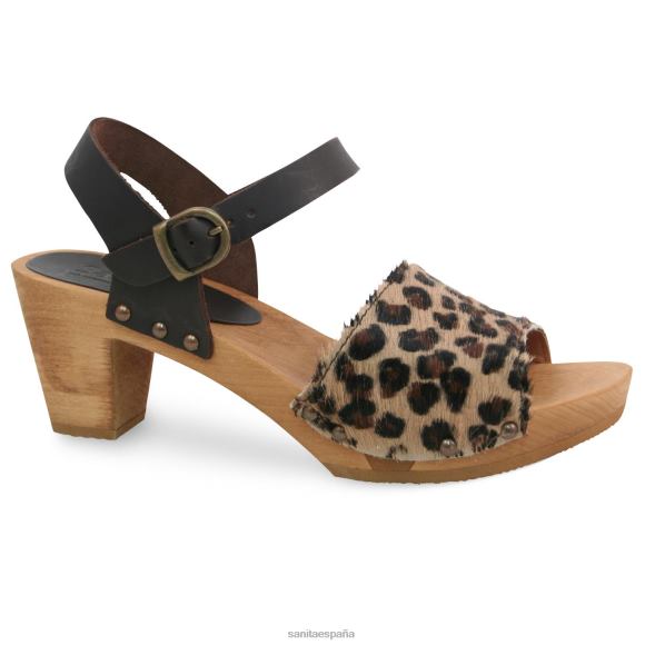 Sanita zapatos mujer camilla NT6N122 leopardo