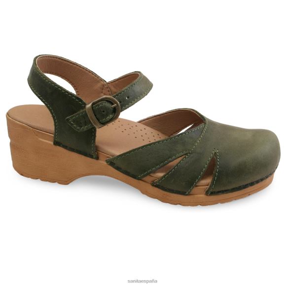 Sanita zapatos mujer margarita NT6N128 caqui