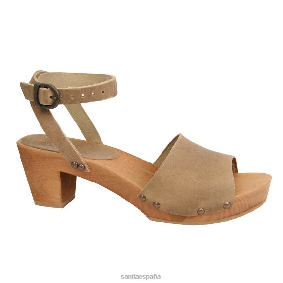 Sanita zapatos mujer yara NT6N138 naturaleza