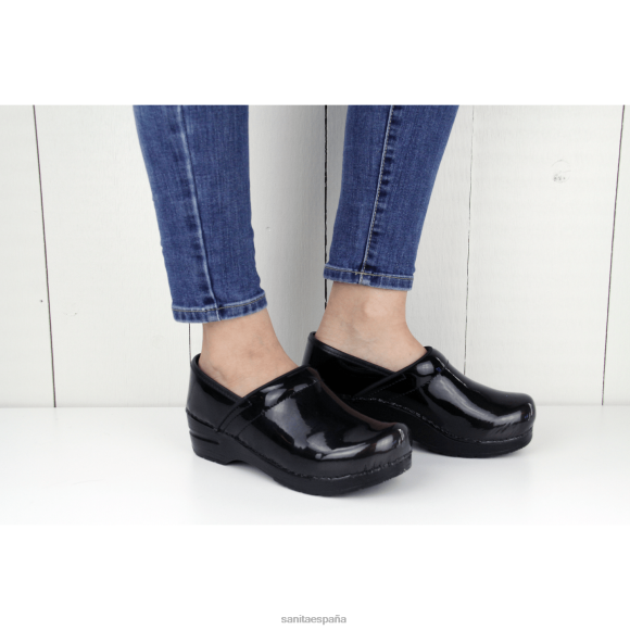 Sanita zapatos mujer Milán NT6N64 negro