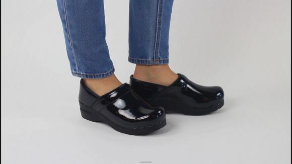 Sanita zapatos mujer Pro. patentar NT6N102 negro