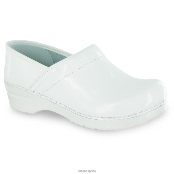 Sanita zapatos mujer Pro. patentar NT6N107 blanco