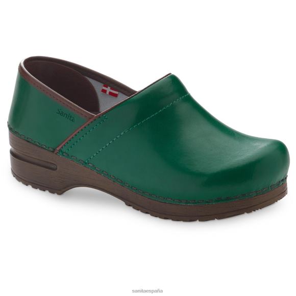 Sanita zapatos mujer Pro. pu NT6N110 verde oscuro