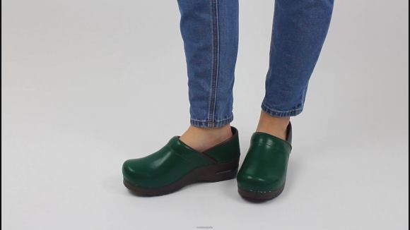 Sanita zapatos mujer Pro. pu NT6N110 verde oscuro