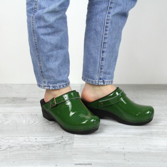 Sanita zapatos mujer estela NT6N32 verde