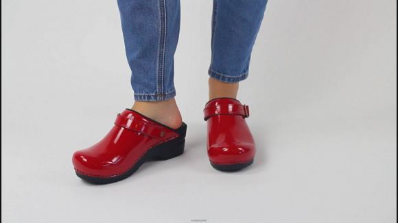 Sanita zapatos mujer estela NT6N36 rojo