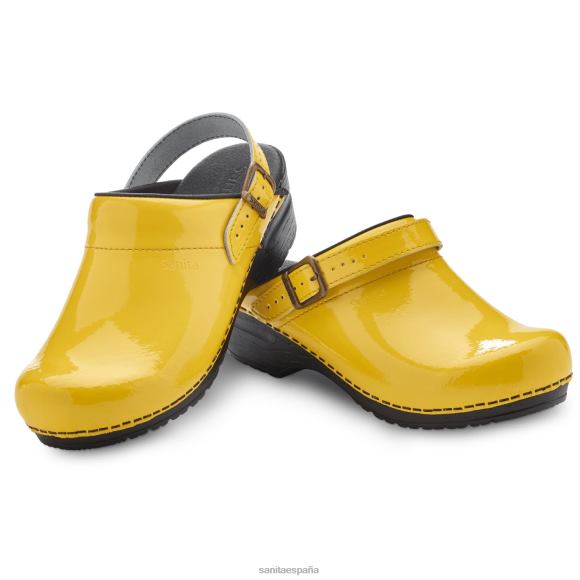 Sanita zapatos mujer estela NT6N39 amarillo