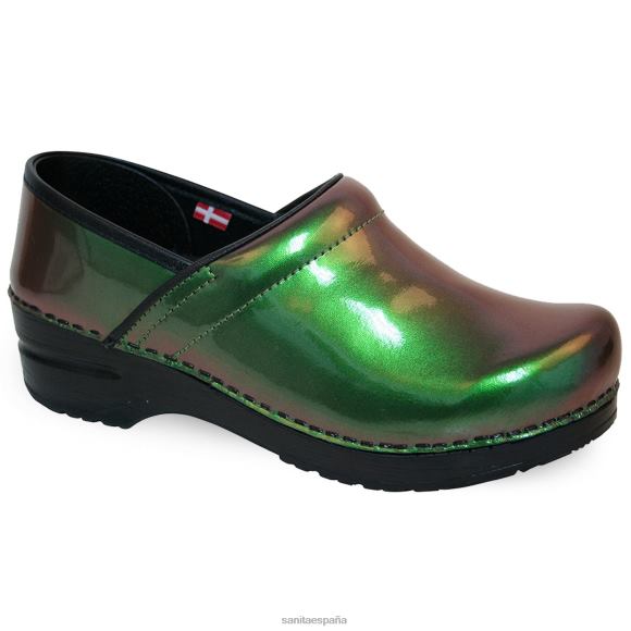 Sanita zapatos mujer luz tenue NT6N46 verde