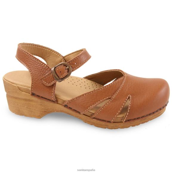 Sanita zapatos mujer margarita NT6N59 castaña