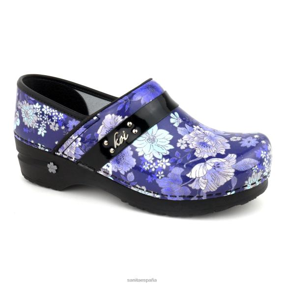 Sanita zapatos mujer melodía de mariposa NT6N14 azul