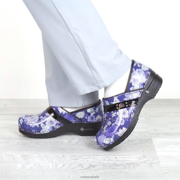 Sanita zapatos mujer melodía de mariposa NT6N14 azul